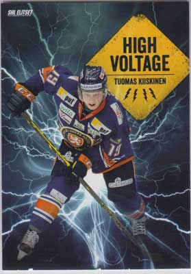 2014-15 SHL s.2 High Voltage #33 Tuomas Kiiskinen Växjö Lakers