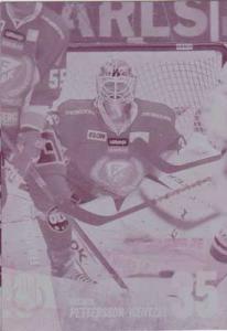 SHL Press Plate, Base, Fredrik Pettersson-Wentzel Färjestad BK (Case topper)