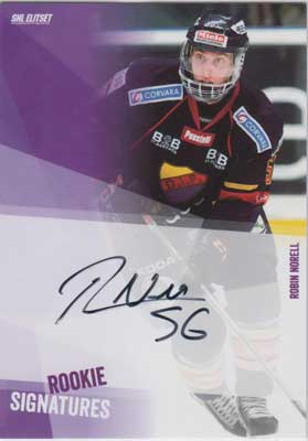 2014-15 SHL s.2 Rookie Signatures #2 Robin Norell Djurgården