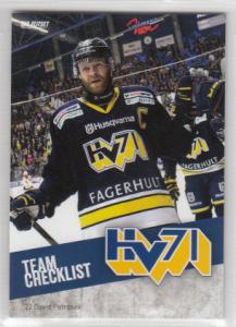 2014-15 SHL s.1 SP Base #149 David Petrasek HV71