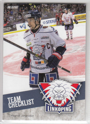 2014-15 SHL s.1 SP Base #151 Magnus Johansson Linköping HC