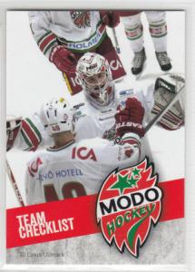 2014-15 SHL s.1 SP Base #153 Linus Ullmark MODO Hockey
