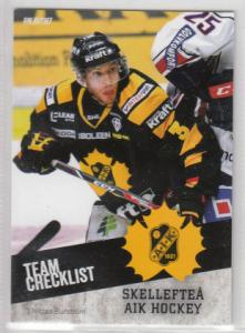 2014-15 SHL s.1 SP Base #154 Niclas Burström Skellefteå AIK