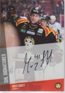 2014-15 SHL s.2 SHL Signatures #02 Greg Scott Brynäs