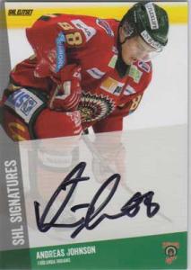 2014-15 SHL s.2 SHL Signatures #06 Andreas Johnson Frölunda Indians