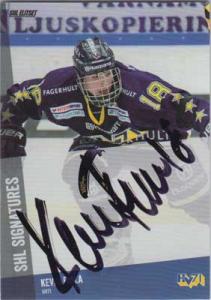 2014-15 SHL s.2 SHL Signatures #09 Kevin Fiala HV71