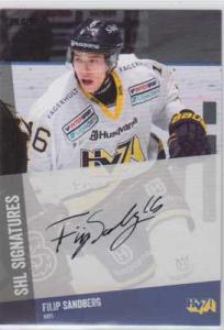 2014-15 SHL s.2 SHL Signatures #11 Filip Sandberg HV71