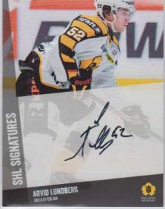 2014-15 SHL s.2 SHL Signatures #20 Arvid Lundberg Skellefteå AIK