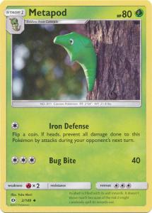 Sun & Moon (Base Set), Metapod - 2/149 - Uncommon