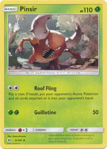 Sun & Moon (Base Set), Pinsir - 6/149 - Uncommon