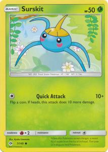 Sun & Moon (Base Set), Surskit - 7/149 - Common