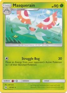 Sun & Moon (Base Set), Masquerain - 8/149 - Rare