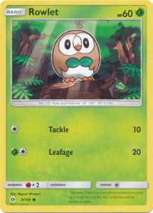 Sun & Moon (Base Set), Rowlet - 9/149 - Common