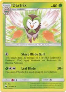 Sun & Moon (Base Set), Dartrix - 10/149 - Uncommon