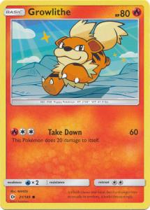 Sun & Moon (Base Set), Growlithe - 21/149 - Common