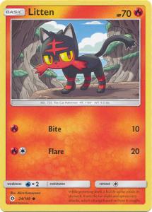 Sun & Moon (Base Set), Litten - 24/149 - Common