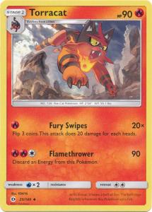 Sun & Moon (Base Set), Torracat - 25/149 - Uncommon