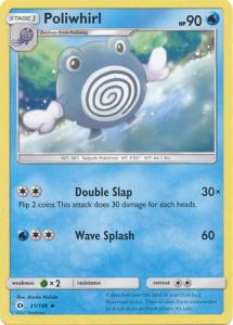 Sun & Moon (Base Set), Poliwhirl - 31/149 - Uncommon