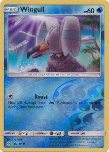 Sun & Moon (Base Set), Wingull - 37/149 - Common Reverse Holo