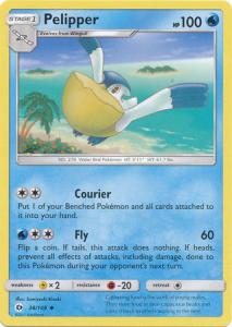 Sun & Moon (Base Set), Pelipper - 38/149 - Uncommon