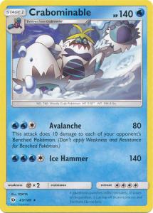 Sun & Moon (Base Set), Crabominable - 43/149 - Rare