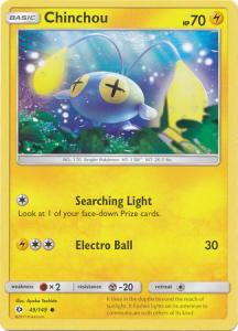 Sun & Moon (Base Set), Chinchou - 49/149 - Common