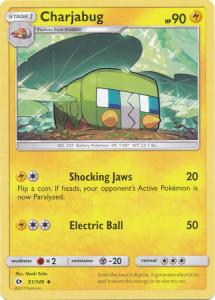 Sun & Moon (Base Set), Charjabug - 51/149 - Uncommon