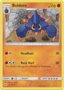 Sun & Moon (Base Set), Boldore - 70/149 - Uncommon