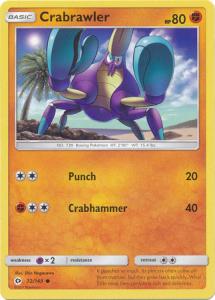 Sun & Moon (Base Set), Crabrawler - 72/149 - Common