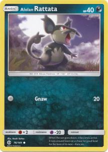 Sun & Moon (Base Set), Alolan Rattata - 76/149 - Common