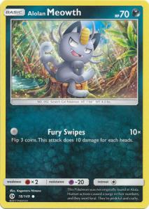 Sun & Moon (Base Set), Alolan Meowth - 78/149 - Common