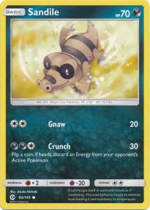 Sun & Moon (Base Set), Sandile - 83/149 - Common