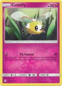 Sun & Moon (Base Set), Cutiefly - 92/149 - Common