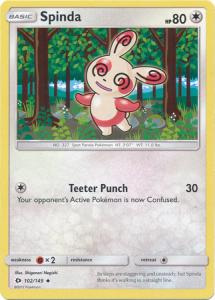 Sun & Moon (Base Set), Spinda - 102/149 - Uncommon