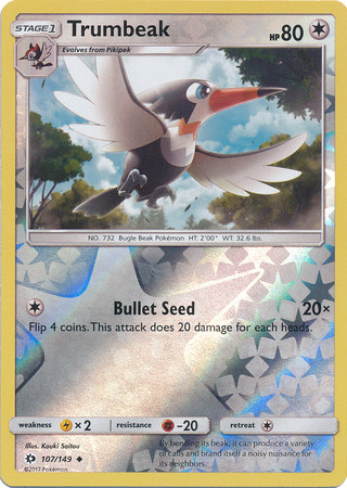 Sun & Moon (Base Set), Trumbeak - 107/149 - Uncommon Reverse Holo