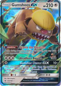 Sun & Moon (Base Set), Gumshoos GX - 110/149 - Ultra Rare