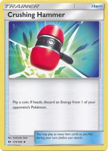 Sun & Moon (Base Set), Crushing Hammer - 115/149 - Uncommon