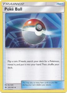 Sun & Moon (Base Set), Poke Ball - 125/149 - Uncommon