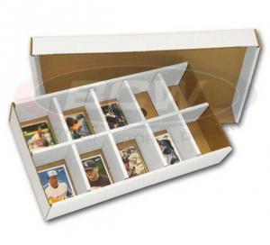 Papplåda / sorteringslåda för ca. 1000 kort (10 fack) / SORTING TRAY STORAGE BOX