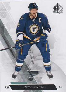 David Backes 2013-14 SP Authentic #7