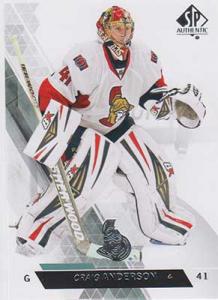 Craig Anderson 2013-14 SP Authentic #71 