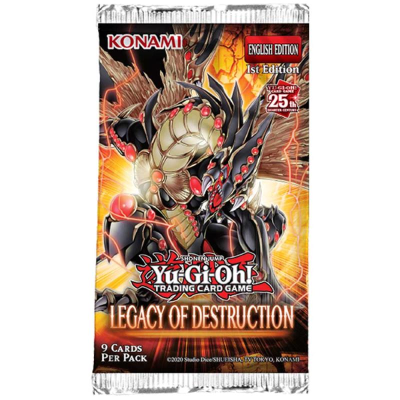 Yu-Gi-Oh, Legacy Of Destruction, 1 Booster (9 kort)