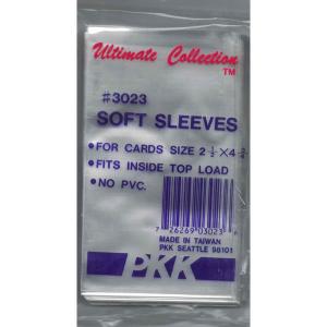 Soft Sleeves 2-1/2" X 4-3/4" (6.35 x 12.065 cm), Tall Cards (100)