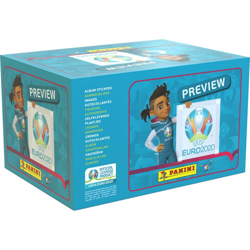 RELEASED 2020 (The old ones) Box (120 Packs), Panini Stickers Euro 2020 Preview