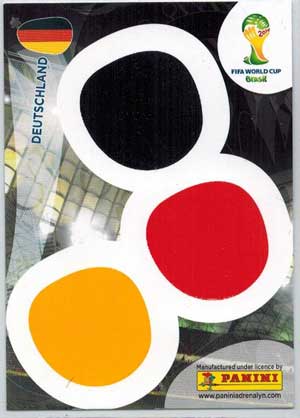 Supporter card, 2014 Adrenalyn World Cup, Deutschland