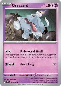 SV1 - Scarlet&Violet - 105/198 - Greavard - Common