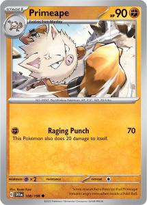 SV1 - Scarlet&Violet - 108/198 - Primeape - Common - Reverse