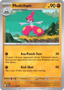 SV1 - Scarlet&Violet - 111/198 - Medicham - Uncommon