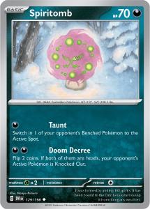 SV1 - Scarlet&Violet - 129/198 - Spiritomb - Uncommon