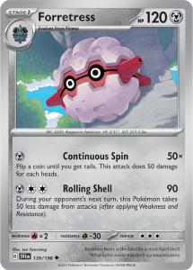 SV1 - Scarlet&Violet - 139/198 - Forretress - Uncommon